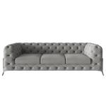 Sofa Laviva II (3-Sitzer) Microfaser - Microfaser Enza: Grau