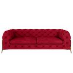 Sofa Laviva II (2,5-Sitzer) Samt - Samt Ravi: Rot