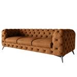 Sofa Laviva I (3-Sitzer) Microfaser - Microfaser Priya: Cognac