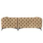 Ecksofa Laviva I Microfaser - Microfaser Priya: Beige - Breite: 261 cm - Ottomane davorstehend rechts