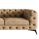 Ecksofa Laviva I Microfaser - Microfaser Priya: Beige - Breite: 305 cm - Ottomane davorstehend links