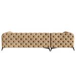 Ecksofa Laviva II Microfaser - Microfaser Priya: Beige - Breite: 323 cm - Ottomane davorstehend links