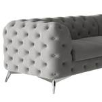 Ecksofa Laviva III Microfaser - Microfaser Enza: Grau - 262 x 262 cm