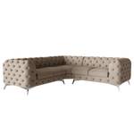 Ecksofa Laviva III Microfaser - Microfaser Enza: Cappuccino - 262 x 262 cm