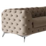 Ecksofa Laviva III Microfaser - Microfaser Enza: Cappuccino - 262 x 262 cm