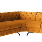 Ecksofa Laviva III Microfaser - Microfaser Enza: Safran - 262 x 262 cm