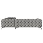 Ecksofa Laviva VI Microfaser - Microfaser Enza: Grau - 323 x 200 cm