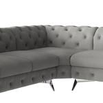 Ecksofa Laviva VI Microfaser - Microfaser Enza: Grau - 323 x 200 cm