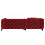 Ecksofa Laviva III Samt - Samt Ravi: Bordeaux - 262 x 262 cm