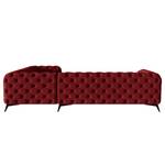 Ecksofa Laviva VI Samt - Samt Ravi: Bordeaux - 323 x 200 cm