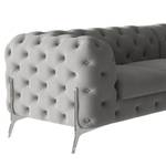 Ecksofa Laviva IV Microfaser - Microfaser Enza: Grau - 262 x 262 cm - Gleichschenklig