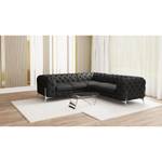 Ecksofa Laviva IV Microfaser - Microfaser Enza: Anthrazit - 262 x 262 cm - Gleichschenklig