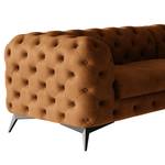 Ecksofa Laviva III Microfaser - Microfaser Priya: Cognac - 262 x 262 cm