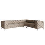 Ecksofa Laviva VI Microfaser - Microfaser Enza: Cappuccino - 323 x 262 cm