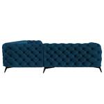 Ecksofa Laviva VI Samt - Samt Ravi: Marineblau - 323 x 262 cm