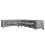 Ecksofa Laviva VI Samt - Samt Ravi: Taupe - 323 x 262 cm