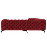 Ecksofa Laviva VI Samt - Samt Ravi: Bordeaux - 323 x 262 cm