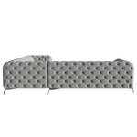 Canapé d’angle Laviva V Microfibre - Microfibre Enza: Gris - 323 x 262 cm - Alignement à droite