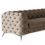 Ecksofa Laviva III Microfaser - Microfaser Enza: Cappuccino - 323 x 323 cm