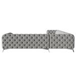 Ecksofa Laviva III Microfaser - Microfaser Enza: Grau - 323 x 323 cm