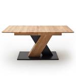 Table Covina (extensible) - Chêne sauvage - Largeur : 180 cm - Noir