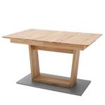 Table Dixiana Chêne sauvage - Largeur : 140 cm - Gris