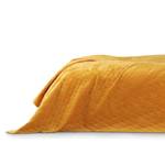 Dekentje Aila II polyester/fluweel - Honingkleurig - 220 x 240 cm