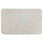 Badmat Memory Foam Pebbles polyester/polyurethaan - Beige