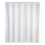 Rideau de douche Uni III Polyester - Blanc