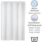 Rideau de douche Uni III Polyester - Blanc