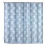 Tenda da doccia Cristal Poliestere - Blu / Bianco