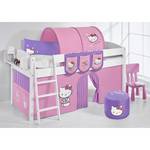 Lit mezzanine Ida Hello Kitty Lilas - Avec échelle