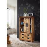 Highboard Hayes massief mangohout/ijzer - mangohout/zwart