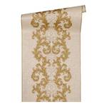 Vliestapete Versace Baroque and Roll II Vlies - Beige / Gold