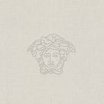Papier peint intissé Versace Medusa I Intissé - Beige clair