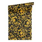 Fotomurale Versace Barocco Butterfly II Tessuto non tessuto - Nero / Dorato