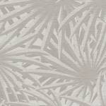 Papier peint en intissé Palmiers Intissé - Blanc / Gris