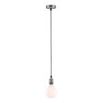 Hanglamp Eldar III aluminium/textielmix - 1 lichtbron