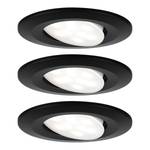 LED-Deckenleuchte Calla (3er-Set) Kunststoff / Aluminium - 3-flammig - Schwarz