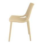 Chaises empilables Vacaria - Lot de 2 Polyéthylène - Beige