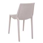 Chaises empilables Vacaria - Lot de 2 Polyéthylène - Gris