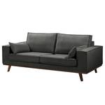 Sofa Jurga (2-Sitzer) Webstoff - Webstoff Sioma: Dunklgrau