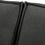Divano Jurga (2 posti) Tessuto - Tessuto Sioma: grigio scuro