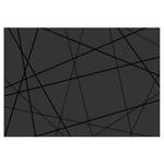 Papier peint Dark Intersection Papier peint en intissé premium - Noir - 400 x 280 cm