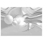 Fototapete White Corridors Premium Vlies - Grau - 300 x 210 cm