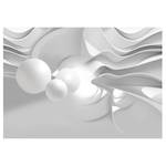 Fotobehang White Corridors premium vlies - grijs - 400 x 280 cm