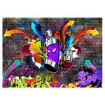 Fototapete Colourful Attack Premium Vlies - Mehrfarbig - 200 x 140 cm