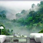 Fototapete Morning Fog Premium Vlies - Mehrfarbig - 300 x 210 cm