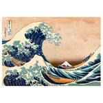 Fotomurale The Great Wave of Kanagawa Tessuto non tessuto premium - Multicolore - 350 x 245 cm