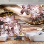 Fotomurale Lilies on the Wave Tessuto non tessuto premium - Multicolore - 350 x 245 cm